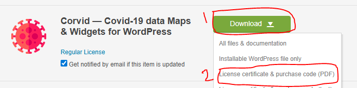 Envato Purchase Code